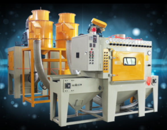 新能源行業(yè)專用自動噴砂機(jī)，硅晶片專用噴砂機(jī)